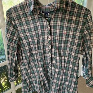 American Eagle 3/4 Sleeve Flannel